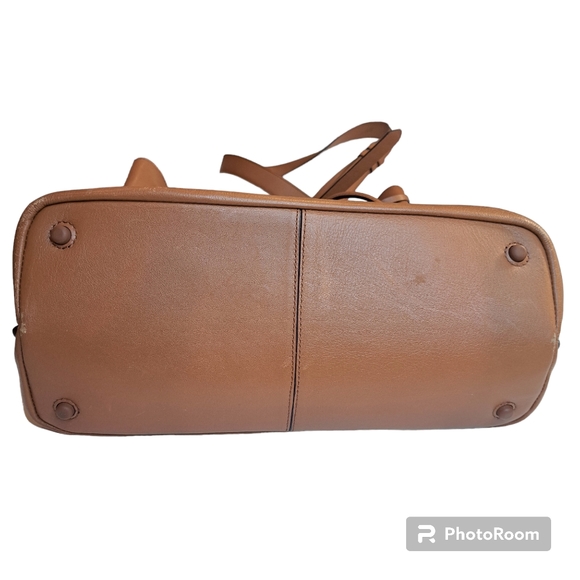 Cole Haan G Series Leather Brown Detachable Shoulder/ Handbag - Picture 13 of 16